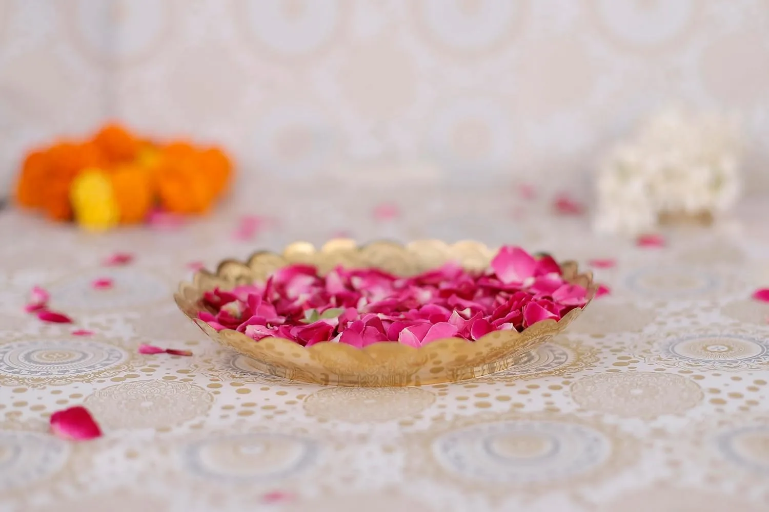 brass puja plate decor 4