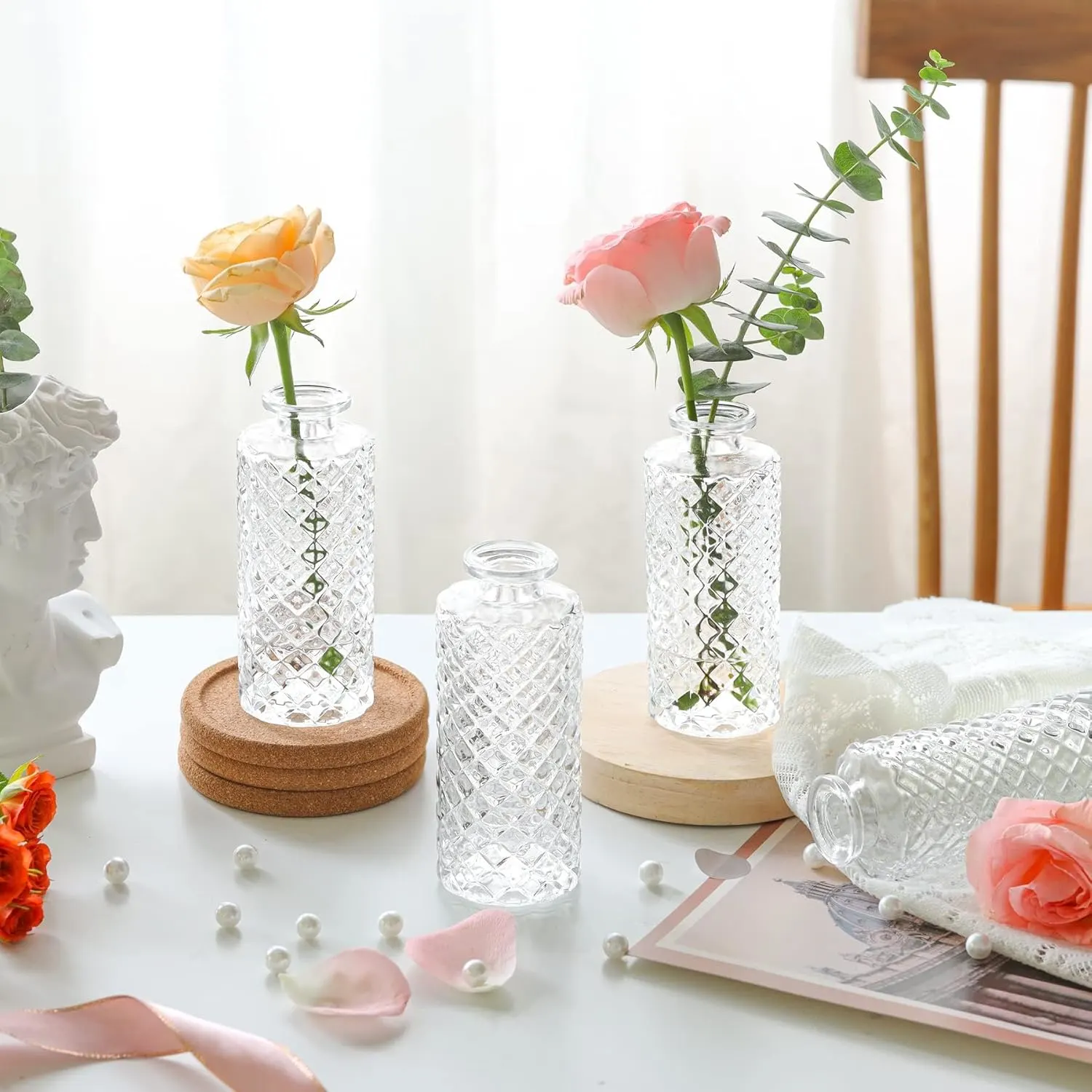 bud vases set 5
