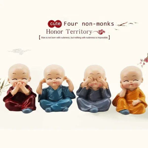buddha statues monk figurines 4