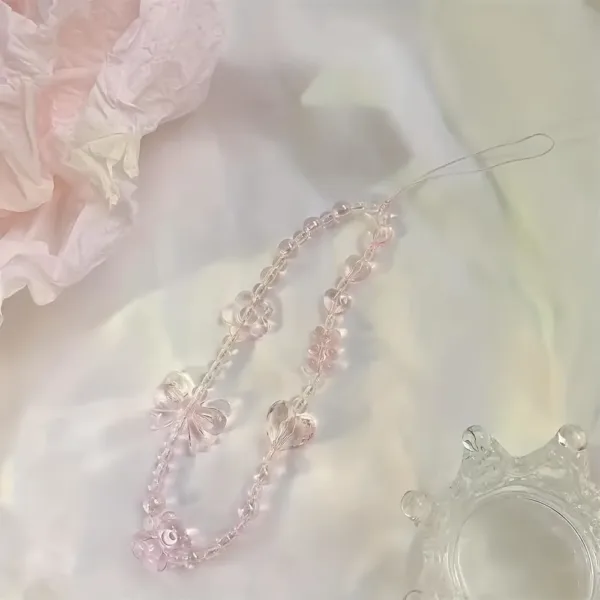 butterfly bear phone chain 1