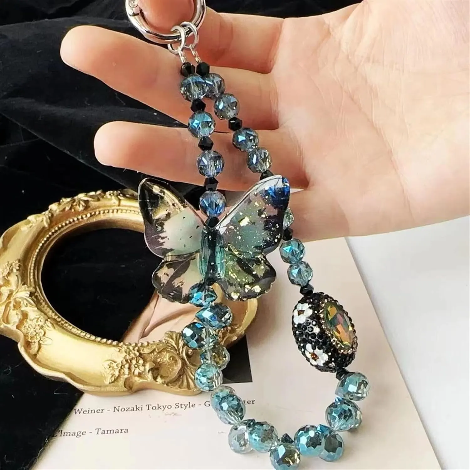 butterfly phone charm 7