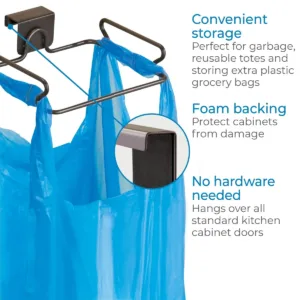 cabinet plastic bag holder 4