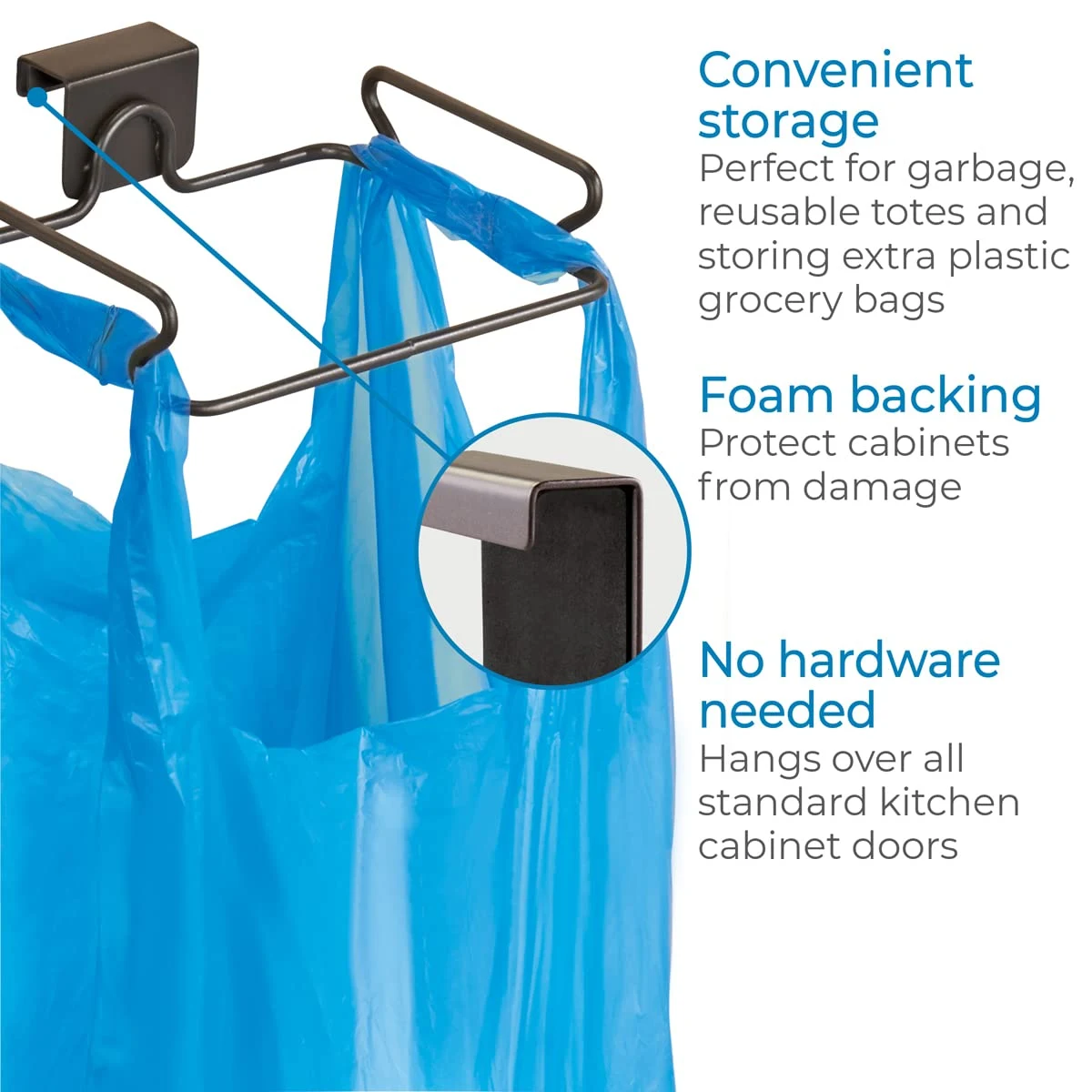 cabinet plastic bag holder 4