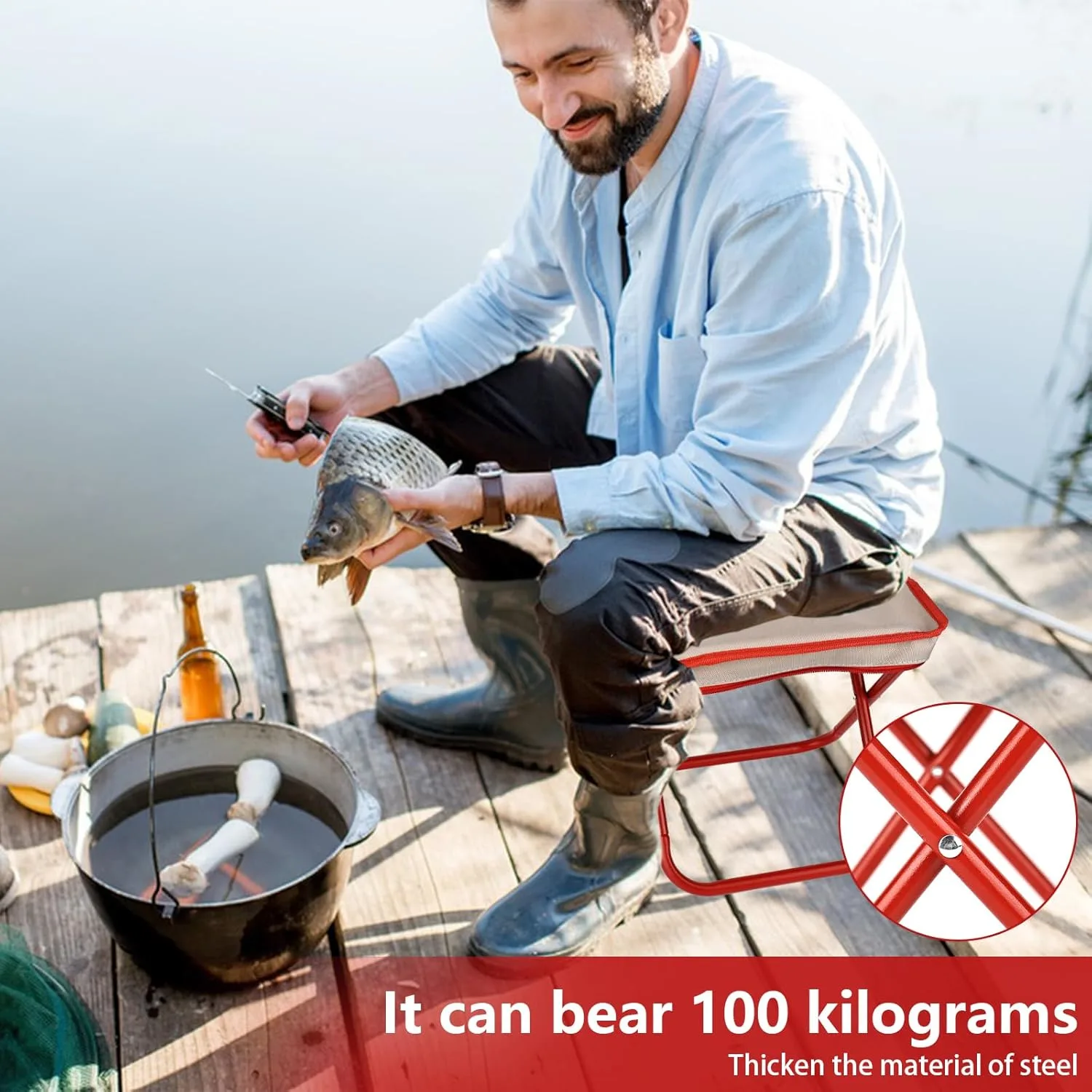 camping stool portable 2