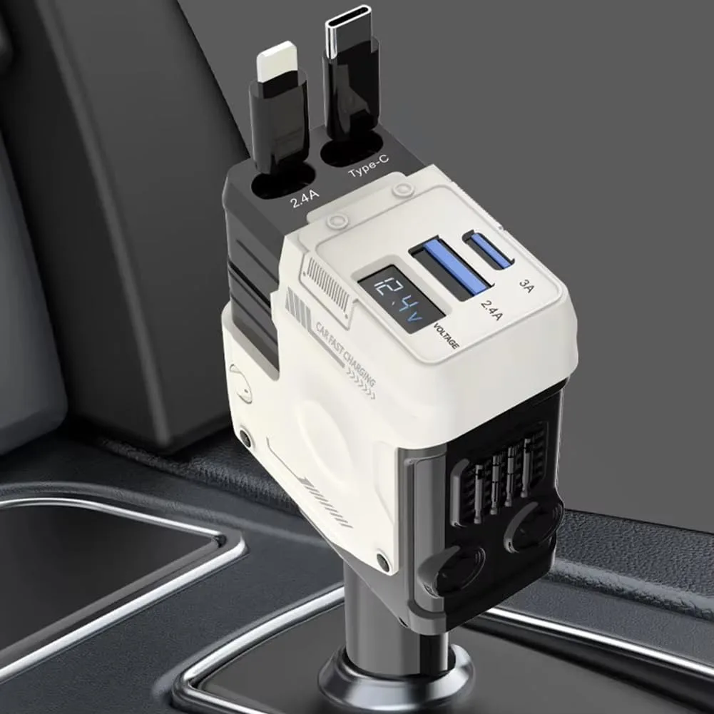 car charger retractable cable 6
