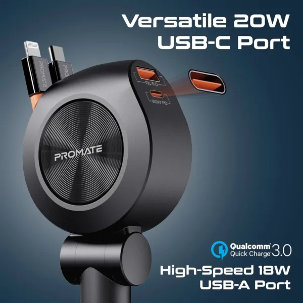 car charger retractable usb 5
