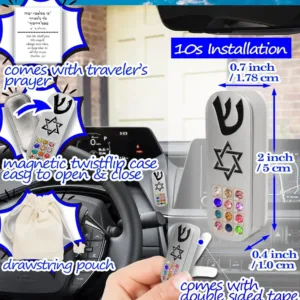 car mezuzah safe travel 2