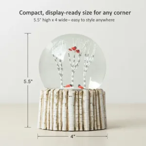 cardinal snow globe 4