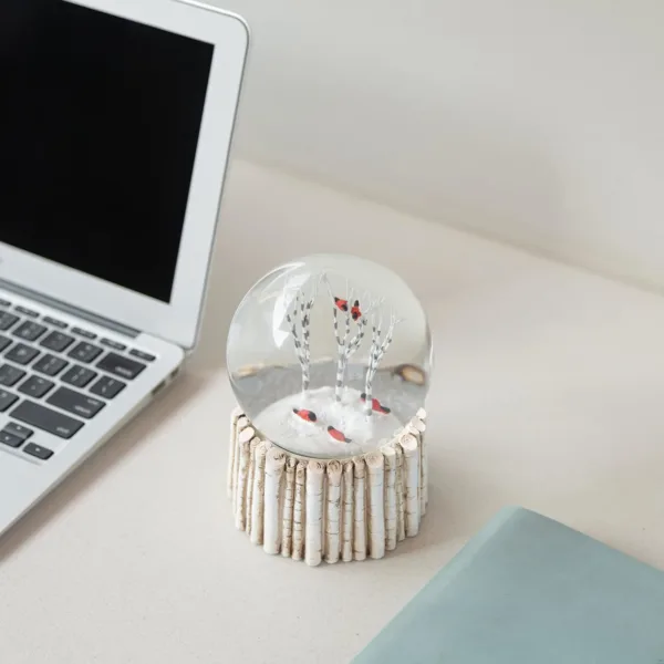 cardinal snow globe 5