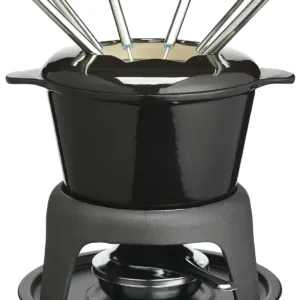 cast iron fondue set 1