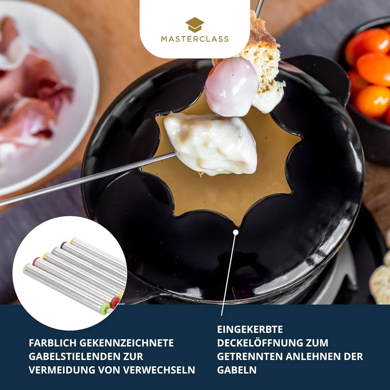 cast iron fondue set 4