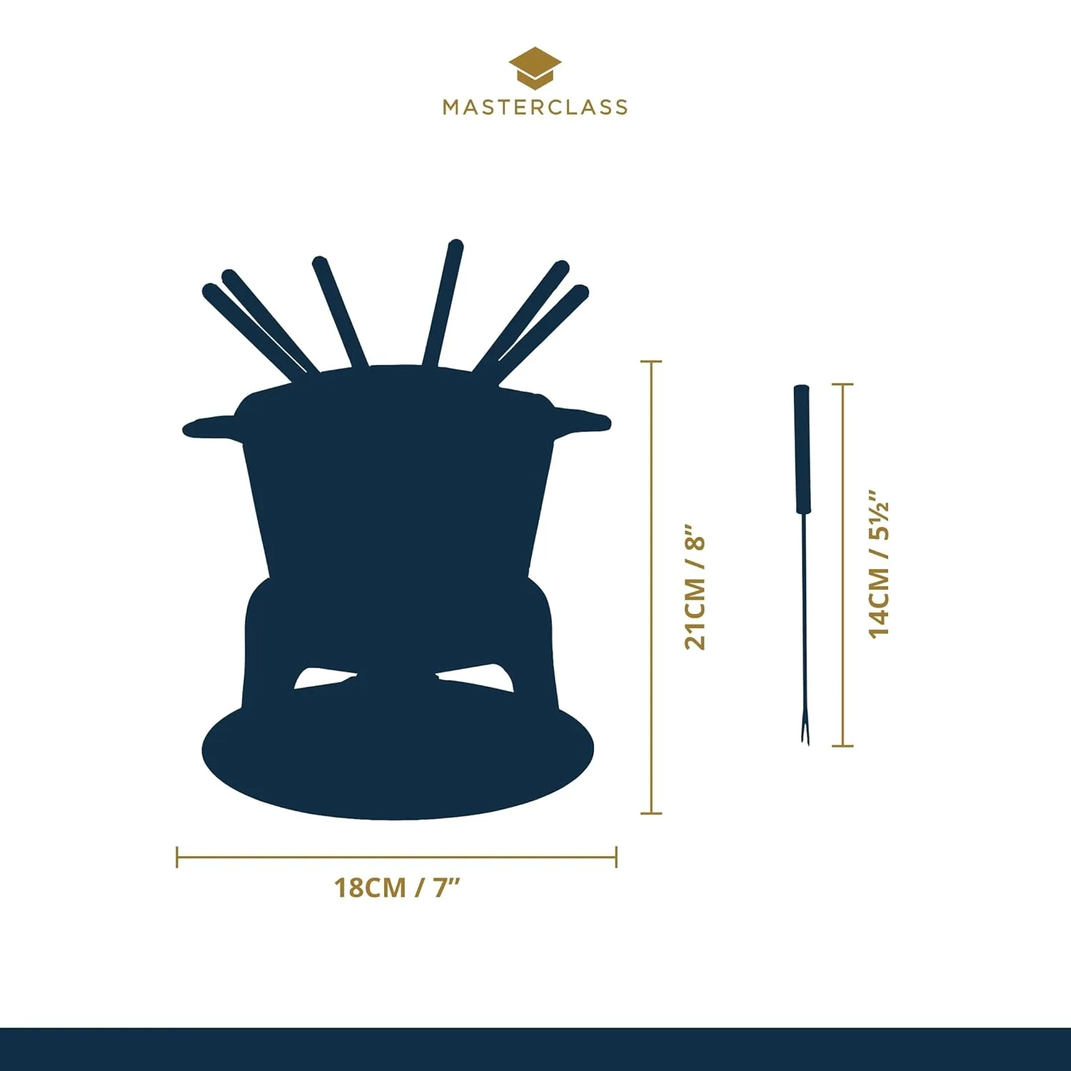 cast iron fondue set 5