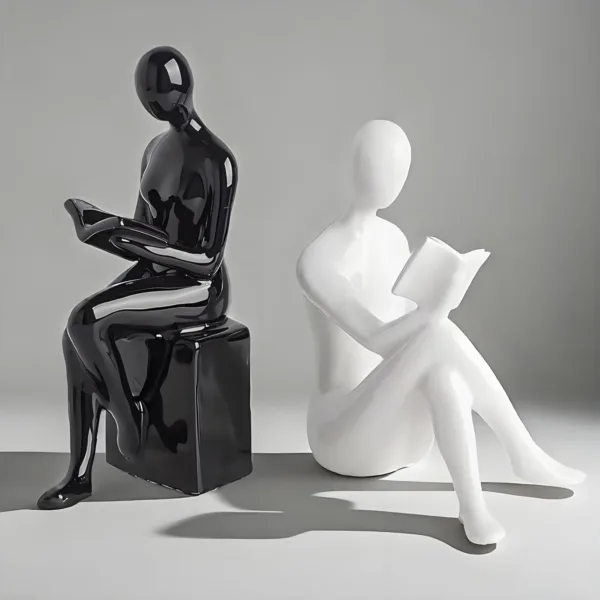 ceramic bookends modern 1