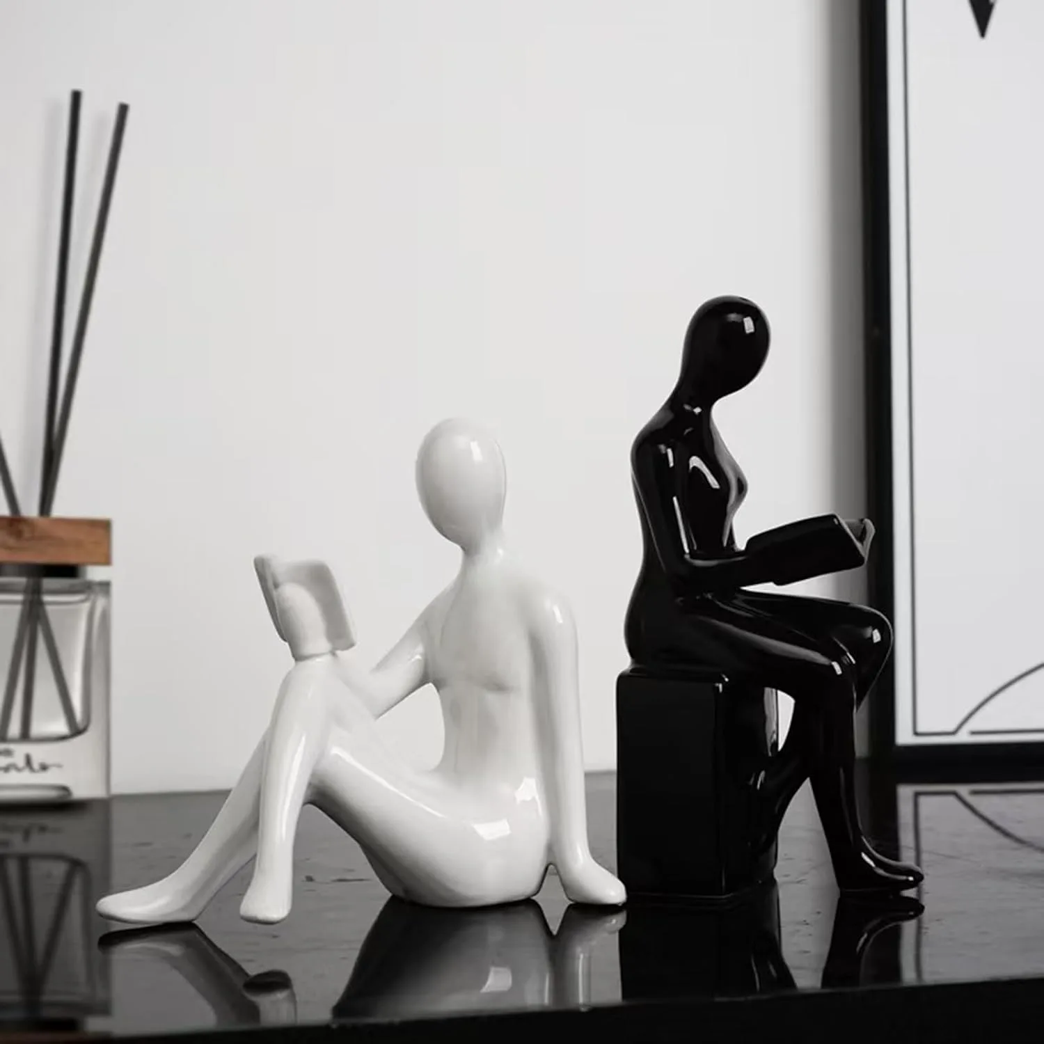 ceramic bookends modern 2