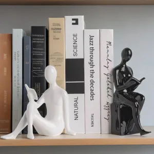 ceramic bookends modern 3