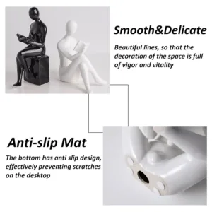 ceramic bookends modern 5