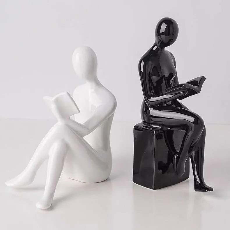 ceramic bookends modern 6