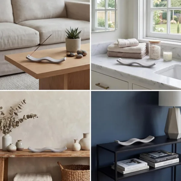 ceramic wave incense holder 2