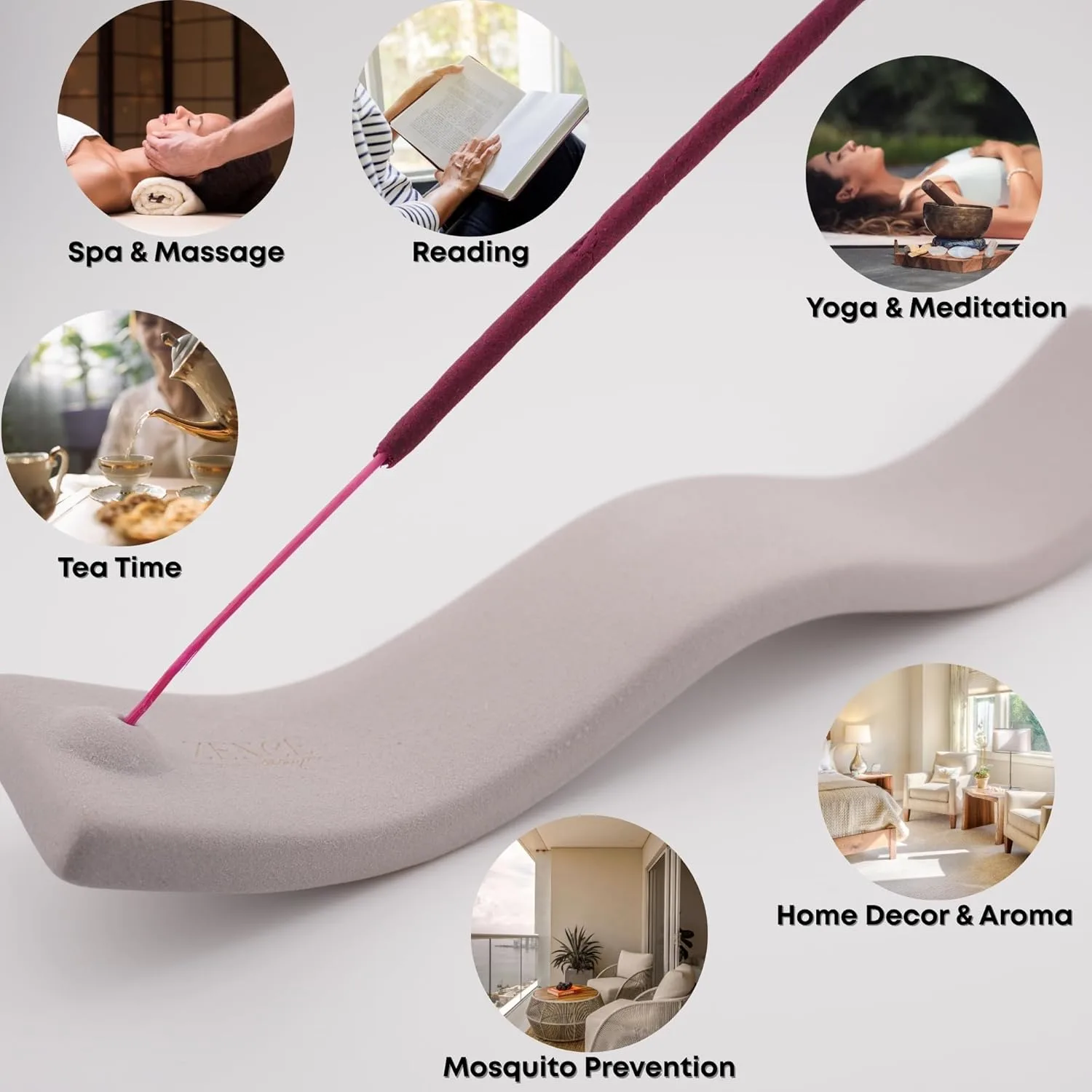 ceramic wave incense holder 3