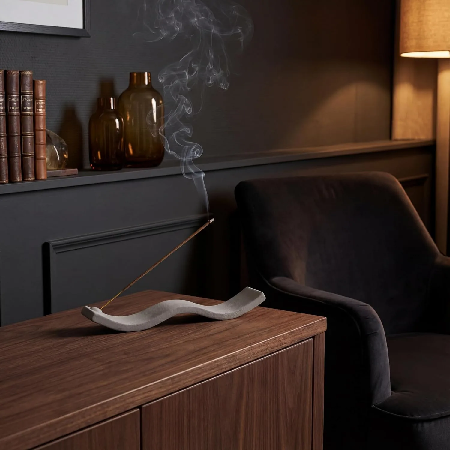 ceramic wave incense holder 6