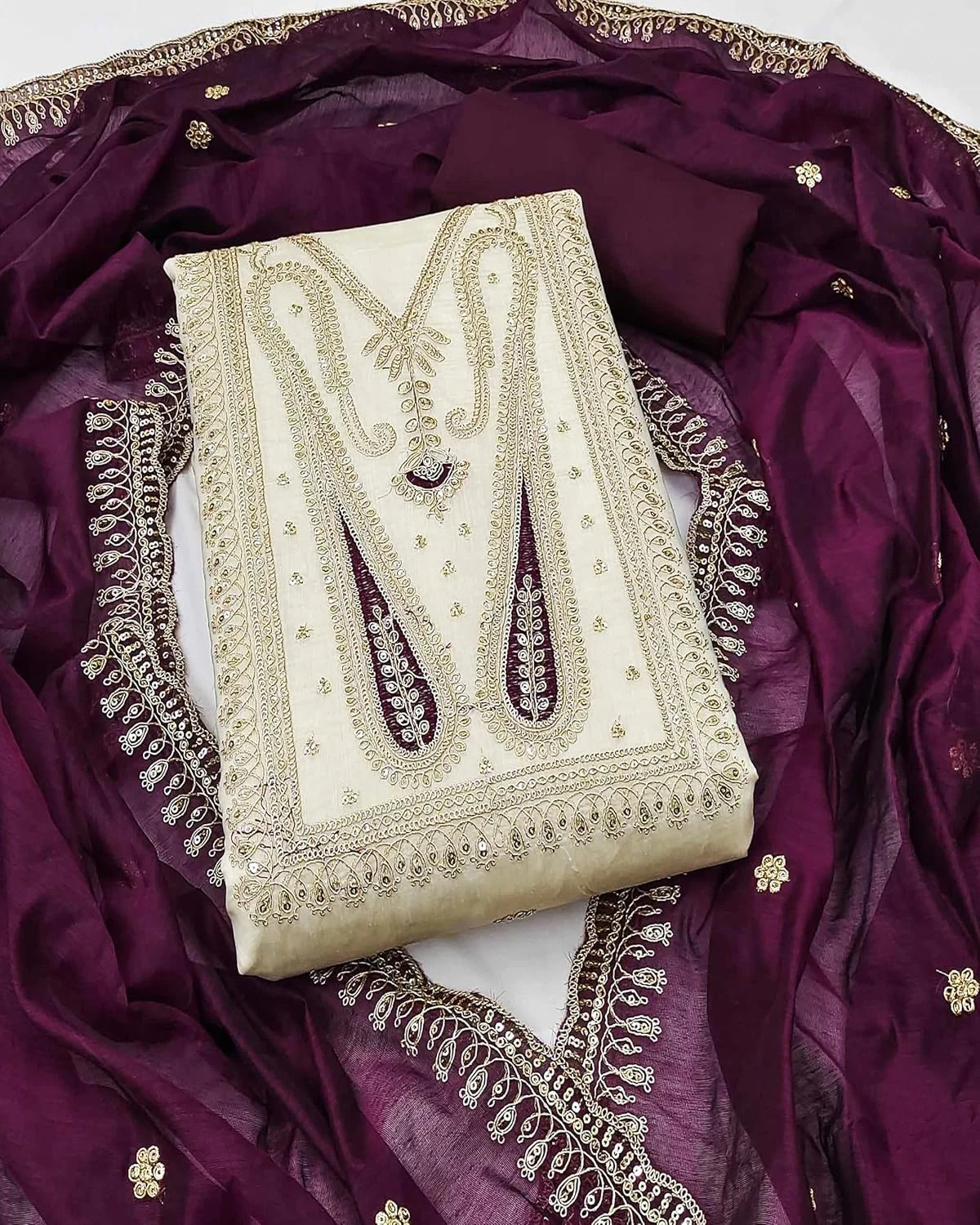 chanderi dress material 2