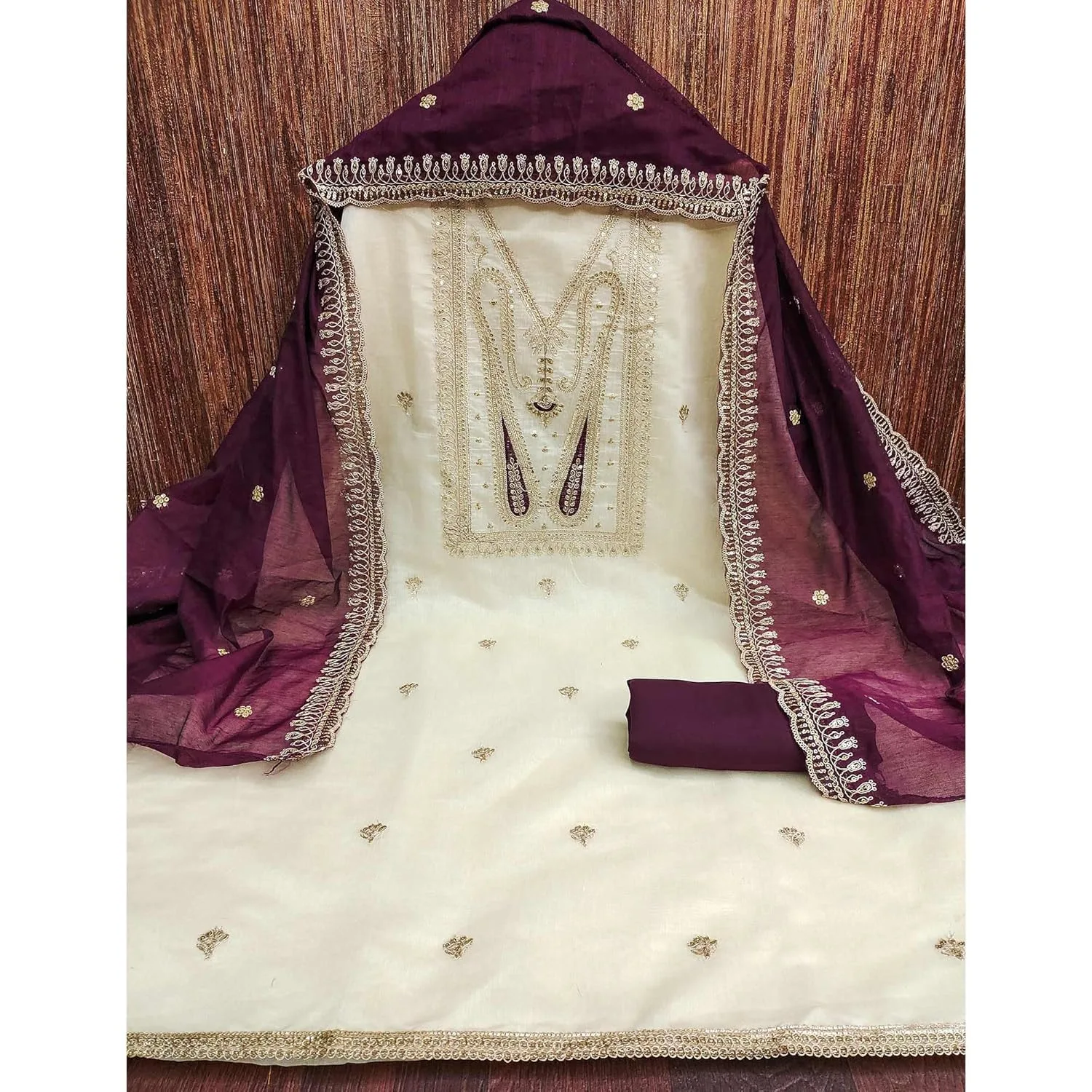 chanderi dress material 4