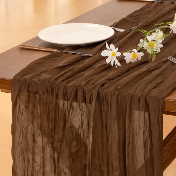 cheesecloth table runner 7