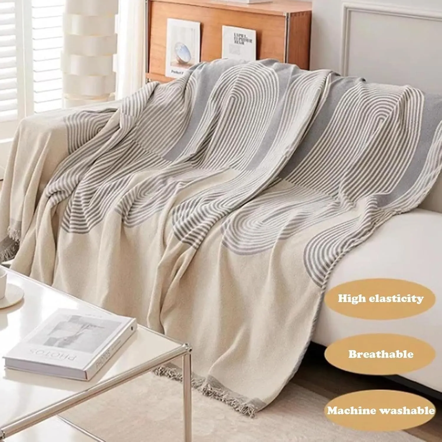 chenille sofa cover double 3