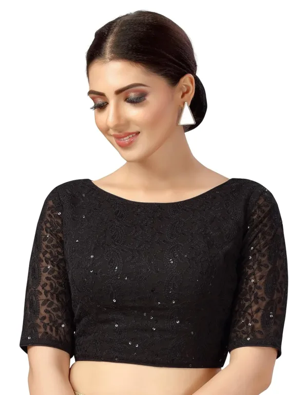 chikankari saree blouse 3