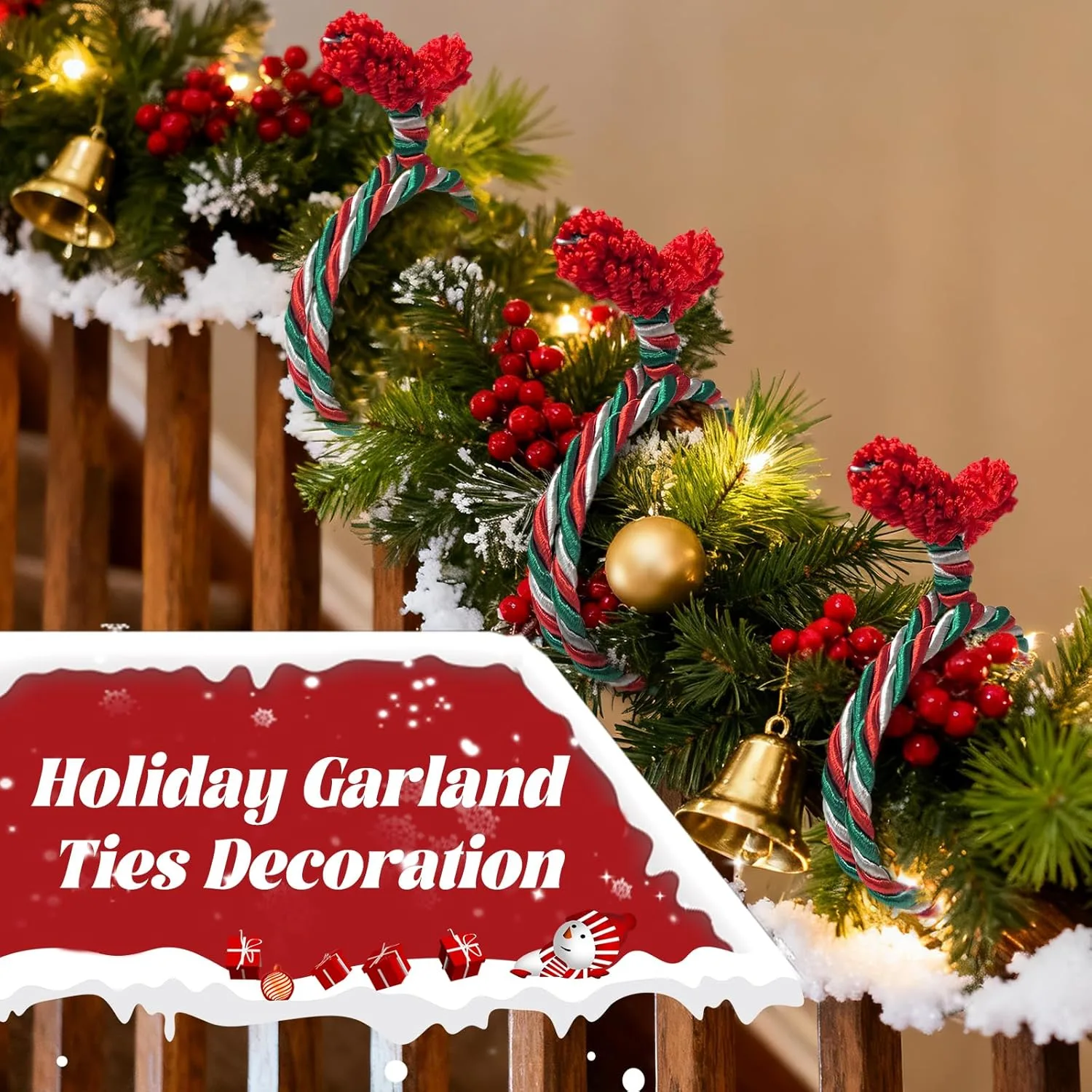 christmas garland ties 2