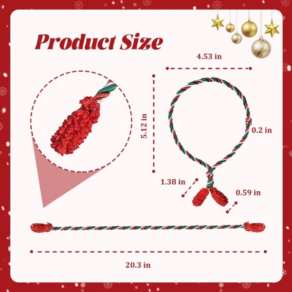 christmas garland ties 3