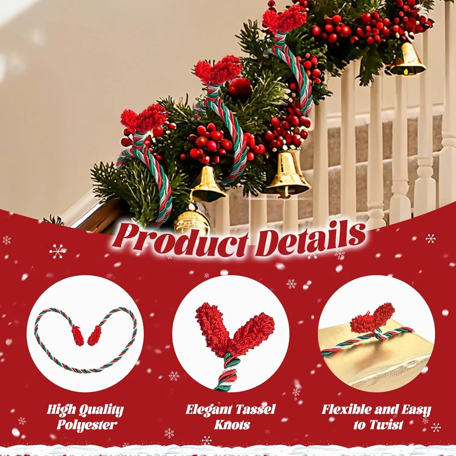 christmas garland ties 4