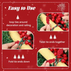 christmas garland ties 5