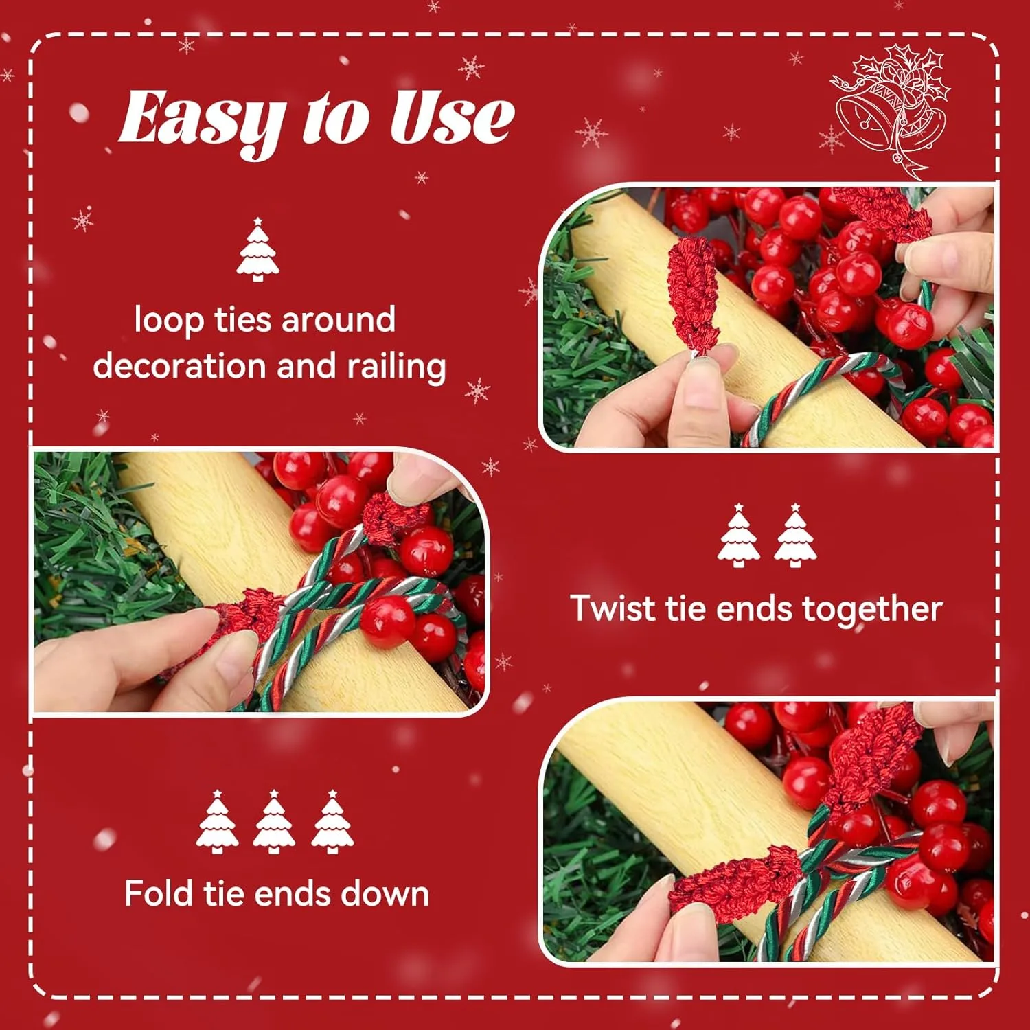 christmas garland ties 5
