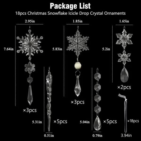 christmas ornaments crystal tree 3