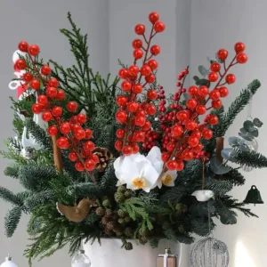 christmas red berry holly 4