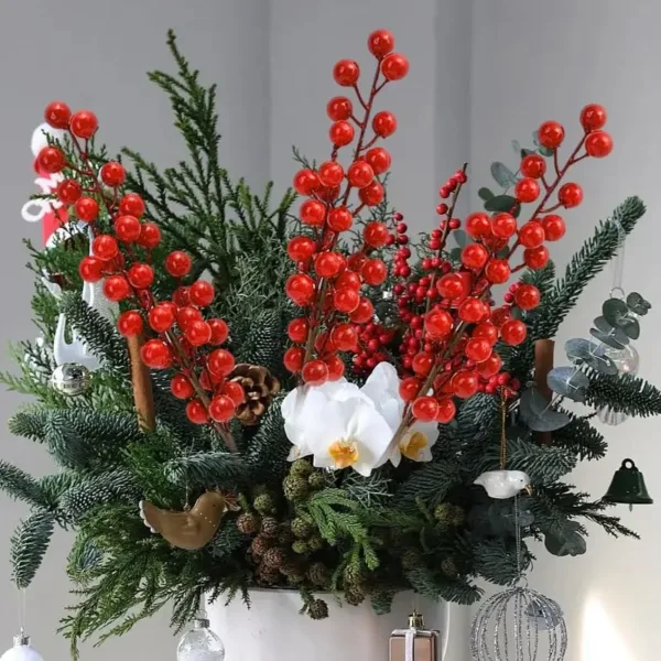 christmas red berry holly 4