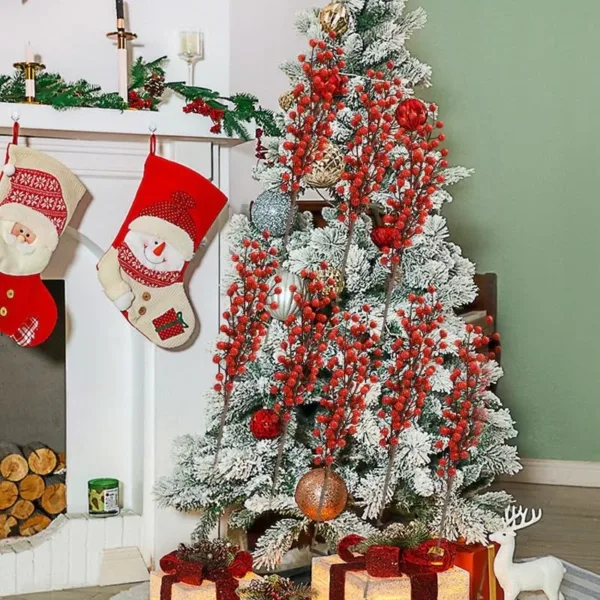 christmas red berry holly 5