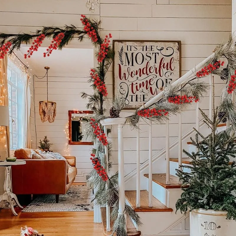 christmas red berry holly 6