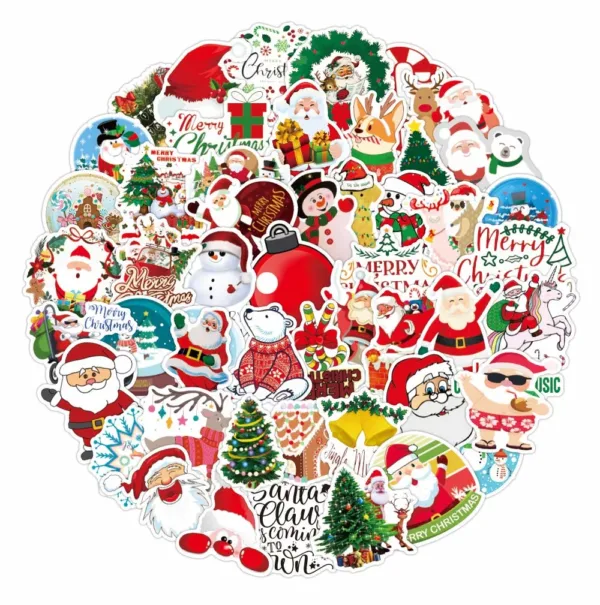 christmas stickers 100pcs 1