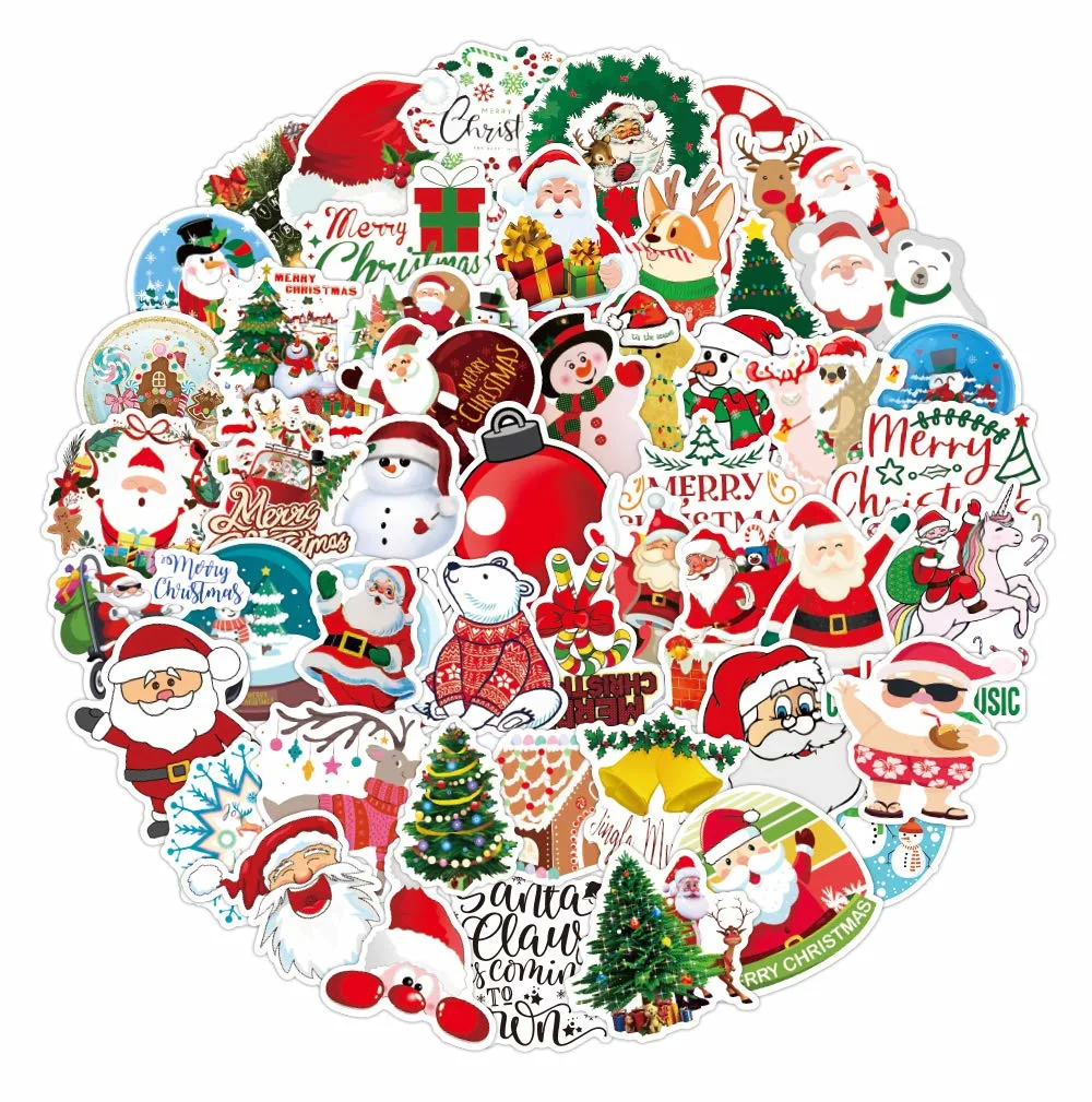 christmas stickers 100pcs 1
