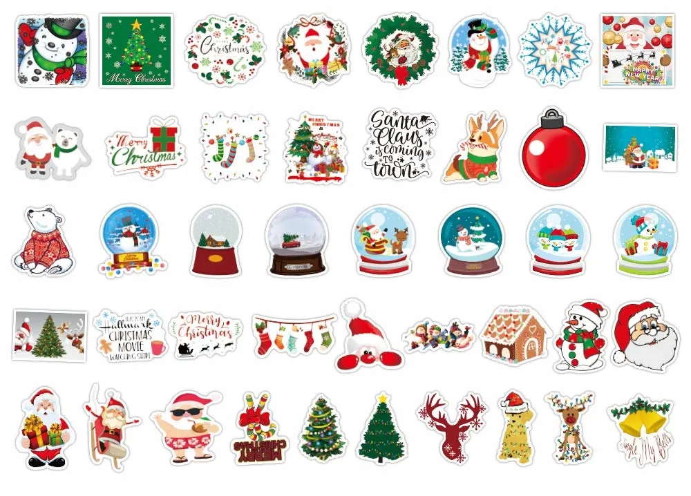 christmas stickers 100pcs 3