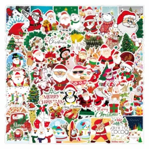 christmas stickers 100pcs 4