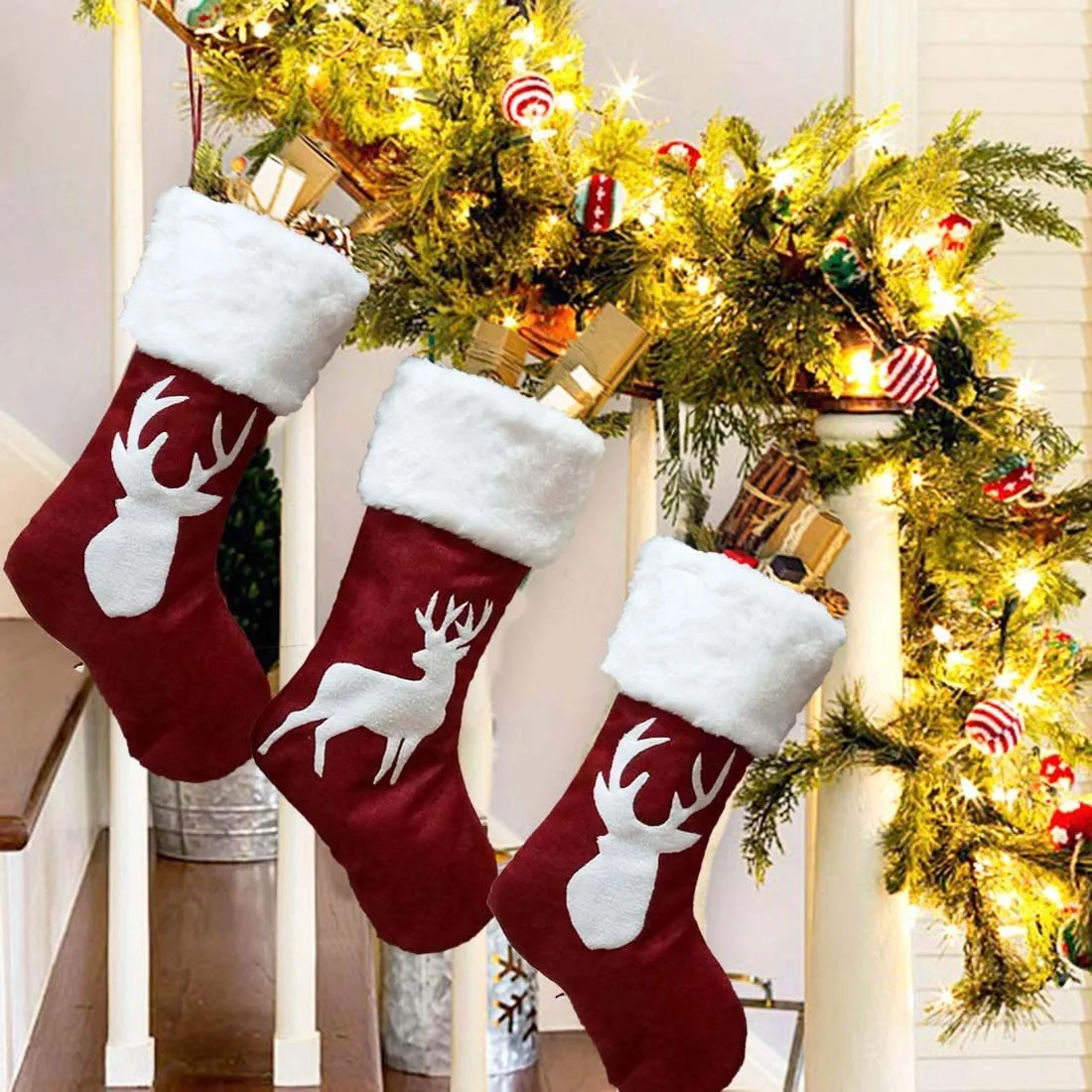 christmas stockings pack 4