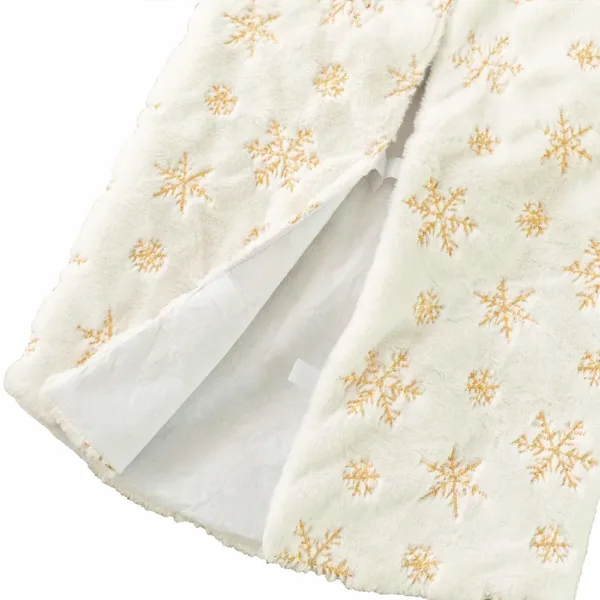 christmas tree skirt faux 3