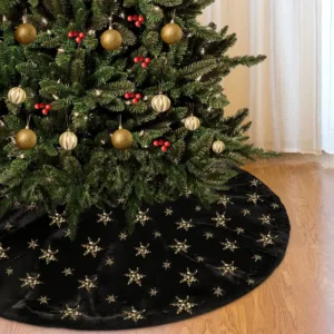 christmas tree skirt faux 7