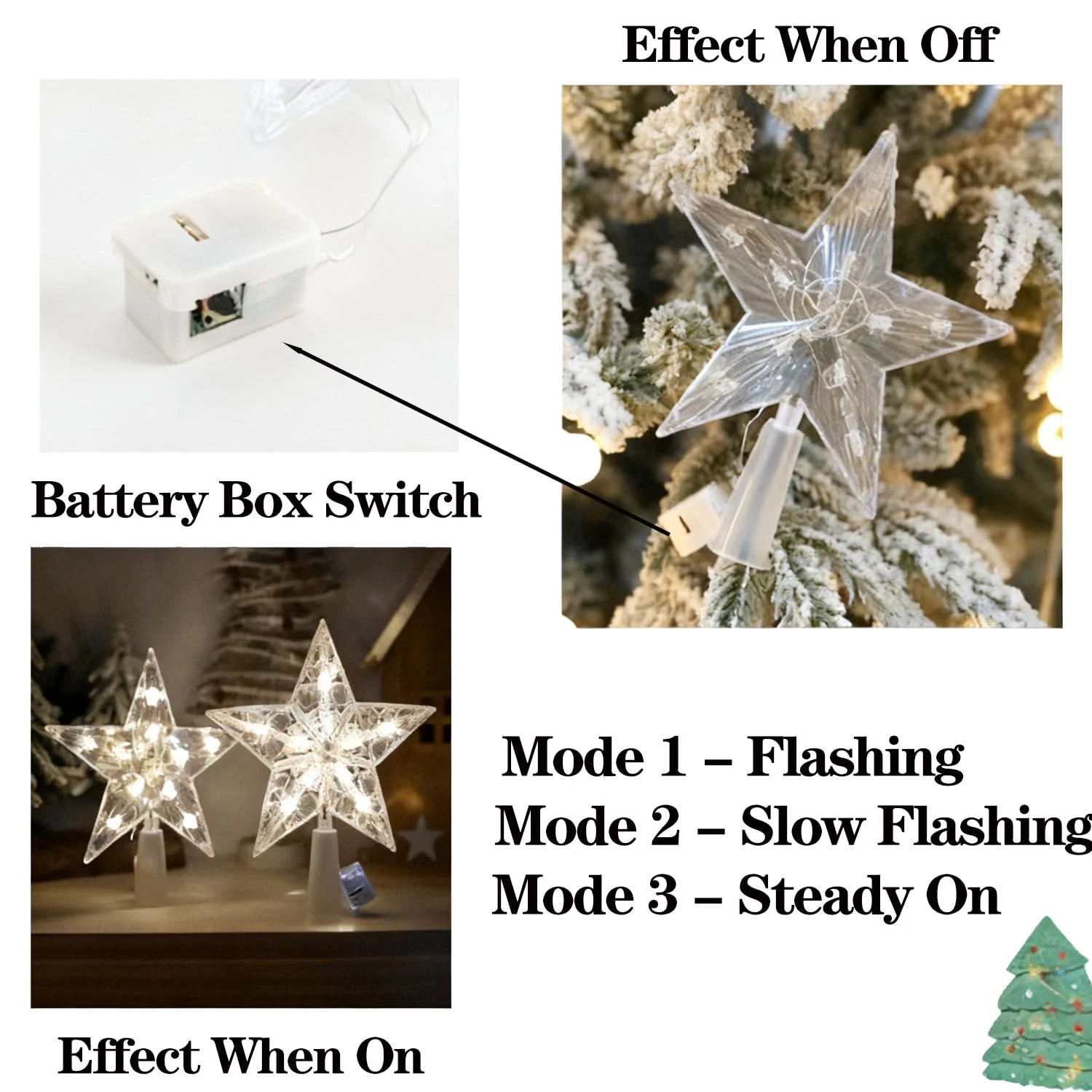 christmas tree topper star 3