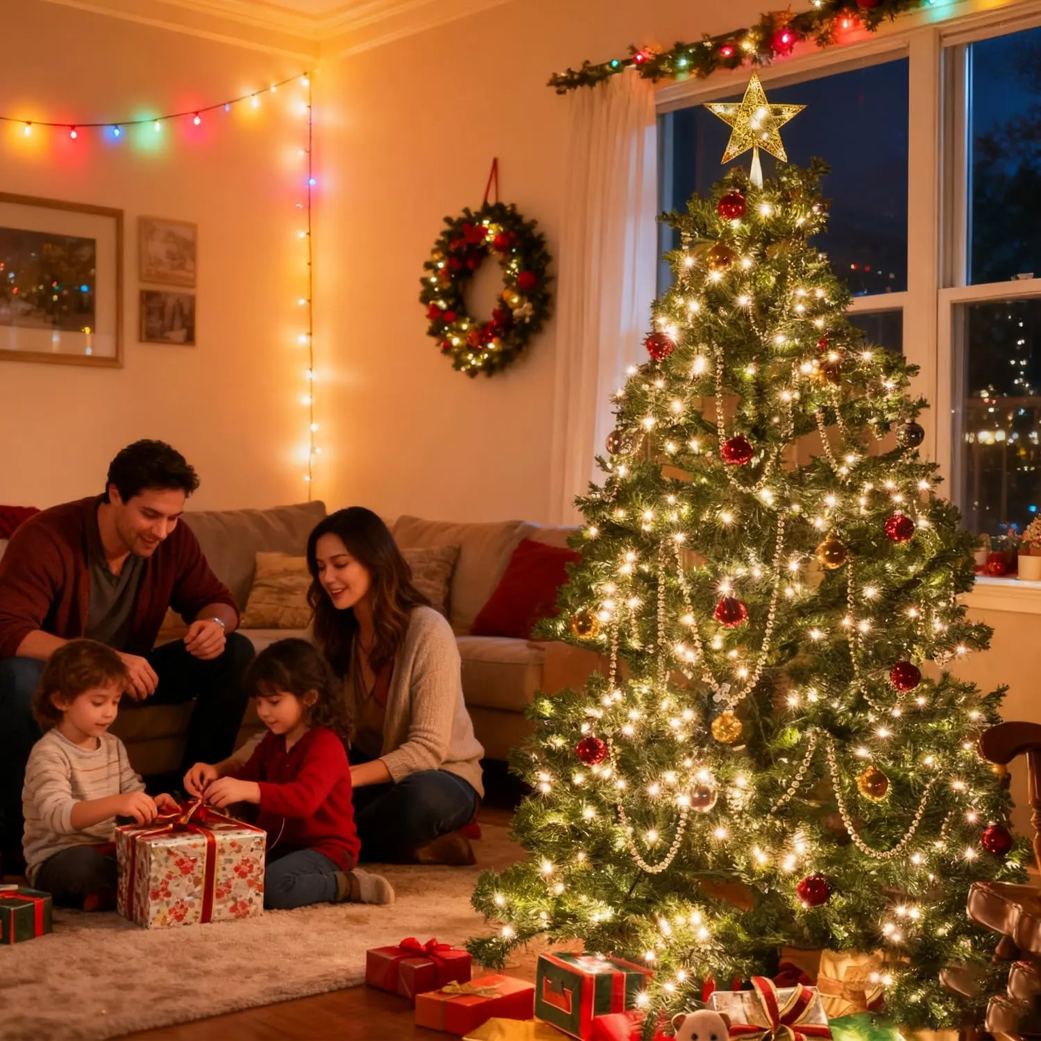 christmas tree topper star 6