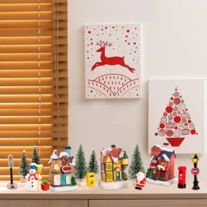 christmas village set 6