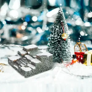 christmas village steps 3